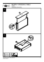 Предварительный просмотр 14 страницы Next MURPHY DRESSING TABLE 444617 Assembly Instructions Manual