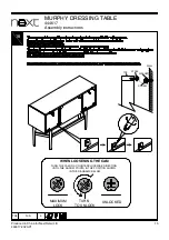 Предварительный просмотр 16 страницы Next MURPHY DRESSING TABLE 444617 Assembly Instructions Manual