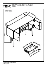 Предварительный просмотр 17 страницы Next MURPHY DRESSING TABLE 444617 Assembly Instructions Manual