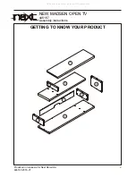 Предварительный просмотр 3 страницы Next NEW MADSEN OPEN TV 446167 Assembly Instructions Manual