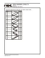 Предварительный просмотр 4 страницы Next NEW MADSEN OPEN TV 446167 Assembly Instructions Manual