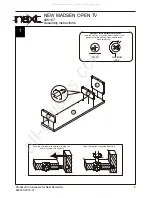 Предварительный просмотр 6 страницы Next NEW MADSEN OPEN TV 446167 Assembly Instructions Manual