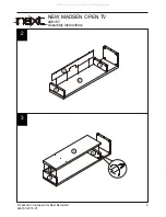 Предварительный просмотр 7 страницы Next NEW MADSEN OPEN TV 446167 Assembly Instructions Manual