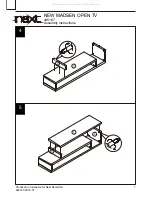 Предварительный просмотр 8 страницы Next NEW MADSEN OPEN TV 446167 Assembly Instructions Manual