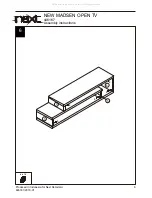 Предварительный просмотр 9 страницы Next NEW MADSEN OPEN TV 446167 Assembly Instructions Manual