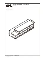 Предварительный просмотр 10 страницы Next NEW MADSEN OPEN TV Assembly Instructions Manual