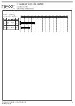 Preview for 4 page of Next NEWBURY SPINDLE 690446 Assembly Instructions Manual