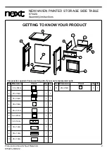 Предварительный просмотр 4 страницы Next NEWHAVEN PAINTED STORAGE SIDE TABLE Assembly Instructions Manual