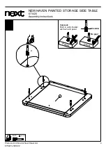 Предварительный просмотр 6 страницы Next NEWHAVEN PAINTED STORAGE SIDE TABLE Assembly Instructions Manual