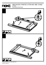 Предварительный просмотр 7 страницы Next NEWHAVEN PAINTED STORAGE SIDE TABLE Assembly Instructions Manual