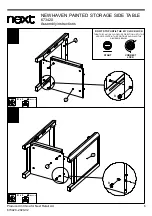 Предварительный просмотр 8 страницы Next NEWHAVEN PAINTED STORAGE SIDE TABLE Assembly Instructions Manual