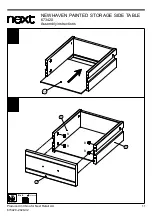 Предварительный просмотр 13 страницы Next NEWHAVEN PAINTED STORAGE SIDE TABLE Assembly Instructions Manual