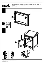 Предварительный просмотр 16 страницы Next NEWHAVEN PAINTED STORAGE SIDE TABLE Assembly Instructions Manual