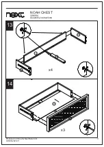 Предварительный просмотр 15 страницы Next NOAH CHEST 326004 Assembly Instructions Manual