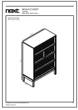 Предварительный просмотр 19 страницы Next NOAH CHEST 326004 Assembly Instructions Manual