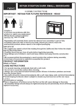 Next Nordic 3 Drawer Chest Assembly Instructions Manual preview