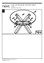 Preview for 7 page of Next OAK CROSS BASE COFFEE TABLE Assembly Instructions Manual