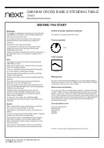 Preview for 2 page of Next OAKHAM 123421 Assembly Instructions Manual