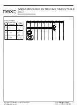 Предварительный просмотр 4 страницы Next OAKHAM 820451 Assembly Instructions Manual