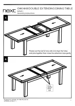 Предварительный просмотр 7 страницы Next OAKHAM 820451 Assembly Instructions Manual