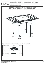 Предварительный просмотр 3 страницы Next OAKHAM SQUARE 668783 Assembly Instructions Manual