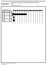 Предварительный просмотр 4 страницы Next OAKHAM SQUARE 668783 Assembly Instructions Manual