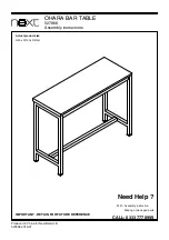 Preview for 1 page of Next OHARA 527868 Assembly Instructions Manual