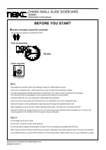 Preview for 2 page of Next OHARA 605864 Assembly Instructions Manual