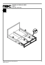 Предварительный просмотр 11 страницы Next OHARA STORAGE BED 588579 Manual