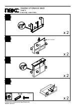 Предварительный просмотр 12 страницы Next OHARA STORAGE BED 588579 Manual