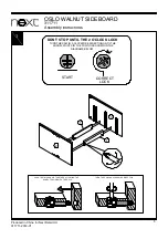 Preview for 6 page of Next OSLO WALNUT Assembly Instructions Manual