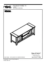 Preview for 2 page of Next P HUXLEY WIDE TV Assembly Instructions Manual