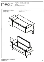 Preview for 6 page of Next PALAIS 450707 Assembly Instructions Manual