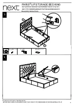 Preview for 6 page of Next PARIS FLIP STORAGE BED KING Assembly Instructions Manual