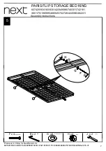 Preview for 7 page of Next PARIS FLIP STORAGE BED KING Assembly Instructions Manual