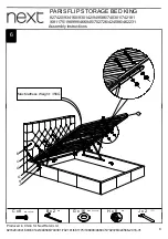 Preview for 8 page of Next PARIS FLIP STORAGE BED KING Assembly Instructions Manual