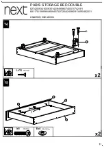 Preview for 12 page of Next Paris Storage 198999 Assembly Instructions Manual