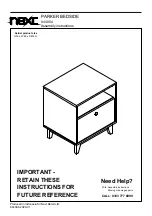 Next PARKER 844094 Assembly Instructions Manual preview