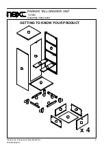 Предварительный просмотр 3 страницы Next PARKER T47200 Assembly Instructions Manual