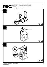 Предварительный просмотр 12 страницы Next PARKER T47200 Assembly Instructions Manual