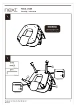 Предварительный просмотр 6 страницы Next PEARL CHAIR Assembly Instructions Manual