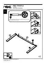 Предварительный просмотр 7 страницы Next PINE TRESTLE 375615 Assembly Instructions Manual