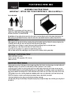 Preview for 1 page of Next PORTOFINO MINK BED Assembly Instructions