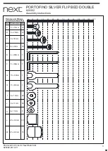 Preview for 4 page of Next PORTOFINO SILVER FLIP BED DOUBLE Assembly Instructions Manual