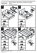 Preview for 6 page of Next PORTOFINO SILVER FLIP BED DOUBLE Assembly Instructions Manual