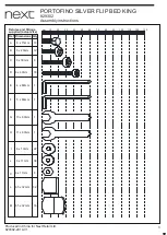 Предварительный просмотр 4 страницы Next PORTOFINO SILVER FLIP BED KING Assembly Instructions Manual