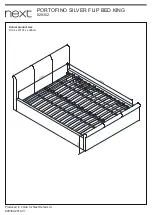 Предварительный просмотр 8 страницы Next PORTOFINO SILVER FLIP BED KING Assembly Instructions Manual