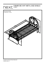 Предварительный просмотр 8 страницы Next PRIMROSE 370841 Assembly Instructions Manual