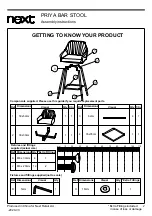 Preview for 4 page of Next PRIYA BAR STOOL Assembly Instructions Manual