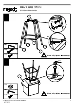 Preview for 5 page of Next PRIYA BAR STOOL Assembly Instructions Manual